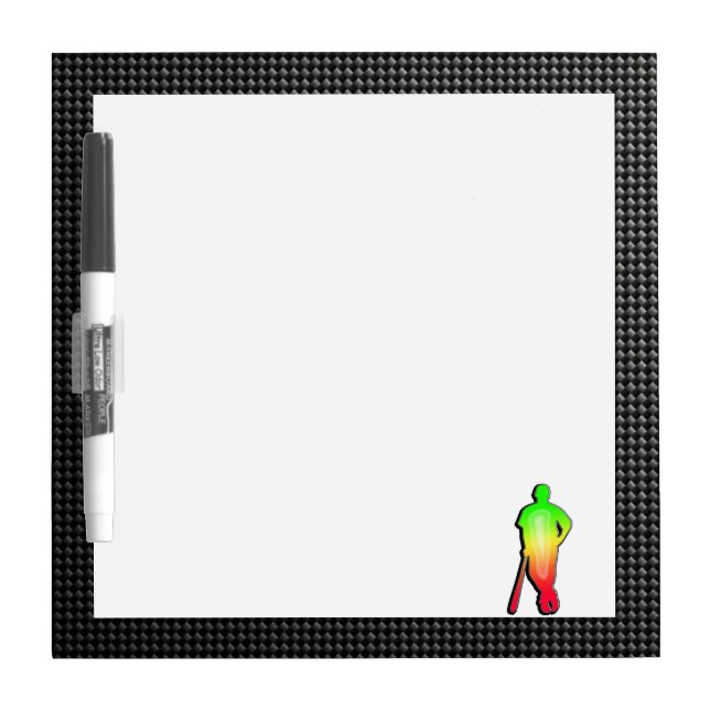Sleek Baseball Dry-Erase Board (Front)
