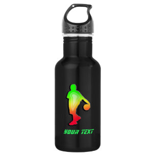 Sleek Basketball Water Bottle