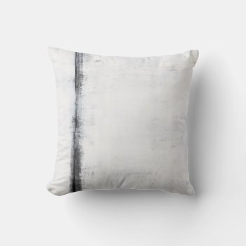 'sleek' Black And White Abstract Art Throw Pillow by T30Gallery at Zazzle