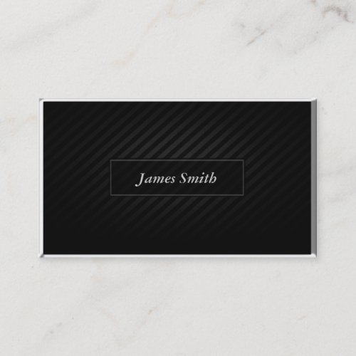 Sleek Black Business Card Templates