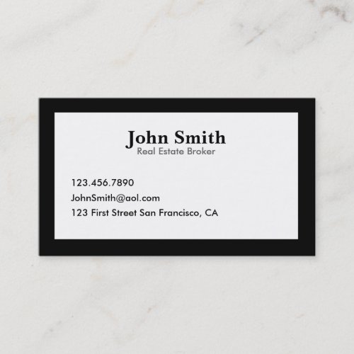 Sleek Black II Business Card