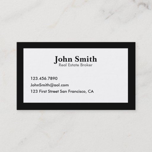 Customizable Sleek Black II Business Card