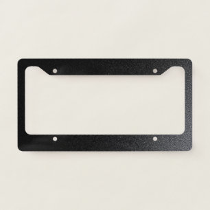 Sleek Black Shimmer Texture with Modern Elegance License Plate Frame