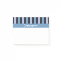 Sleek Blue Striped