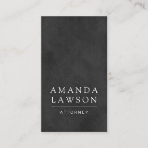 Sleek Chalkboard Texture Appointment Card