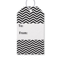 Sleek Chevron Gift Tags