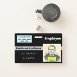[ Thumbnail: Sleek, Contemporary Employee ID Badge ]