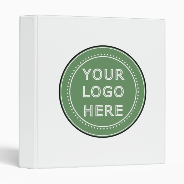 Sleek, contemporary, polished,& customizable. 3 ring binder (Front/Spine)