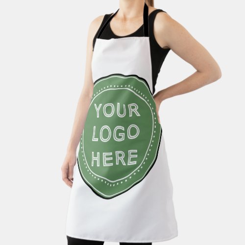 Sleek contemporary polished customizable apron