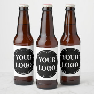 Sleek, contemporary, polished,& customizable beer bottle label