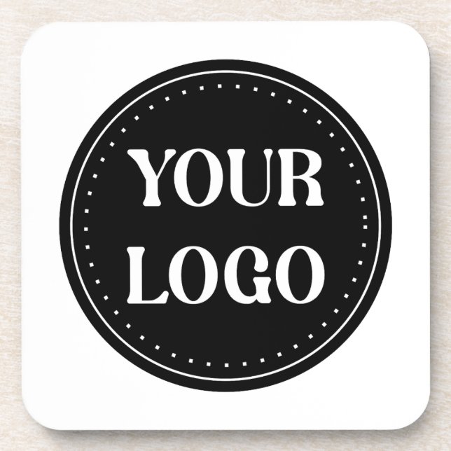 Sleek, contemporary, polished,& customizable beverage coaster (Front)