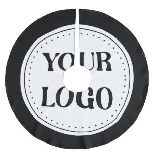 Sleek, contemporary, polished,& customizable. Brushed Polyester Tree Skirt