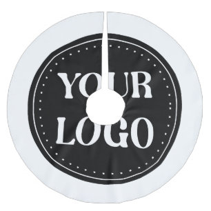 Sleek, contemporary, polished,& customizable brushed polyester tree skirt