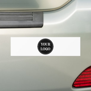 Sleek, contemporary, polished,& customizable bumper sticker