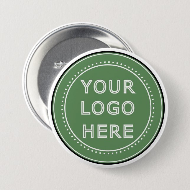 Sleek, contemporary, polished,& customizable. button (Front & Back)