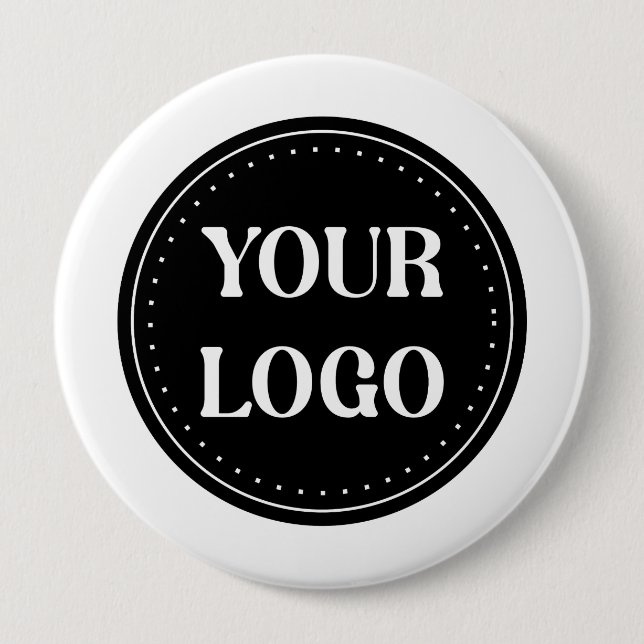 Sleek, contemporary, polished,& customizable button (Front)