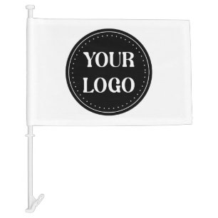 Sleek, contemporary, polished,& customizable car flag