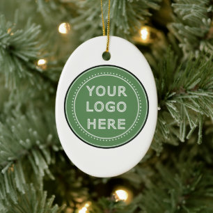 Sleek, contemporary, polished, & customizable. ceramic ornament