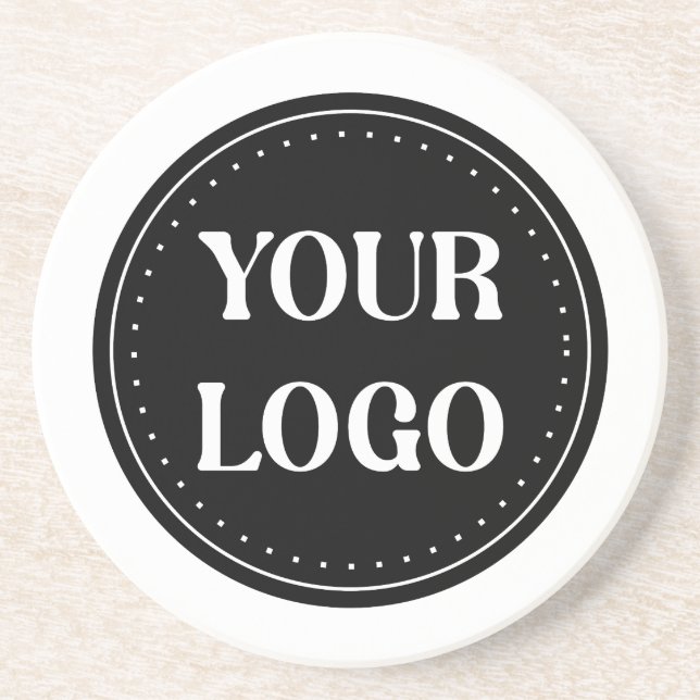 Sleek, contemporary, polished,& customizable coaster (Front)