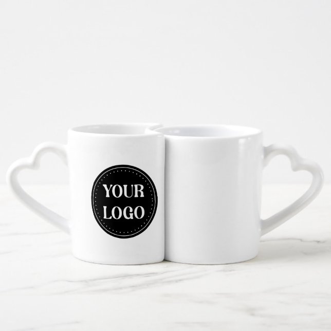 Sleek, contemporary, polished,& customizable coffee mug set (Back Nesting)