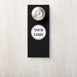 Sleek, contemporary, polished,& customizable. Door Hanger