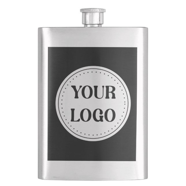  Sleek, contemporary, polished,& customizable. Flask (Front)