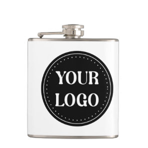 Sleek, contemporary, polished,& customizable flask