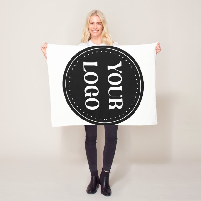 Sleek, contemporary, polished,& customizable fleece blanket (In Situ)