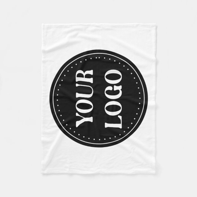 Sleek, contemporary, polished,& customizable fleece blanket (Front)