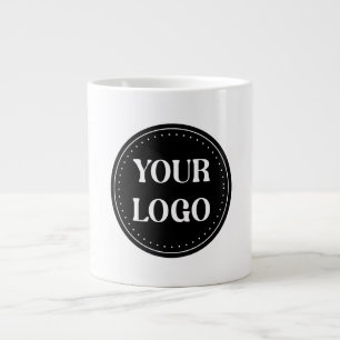 Sleek, contemporary, polished,& customizable giant coffee mug