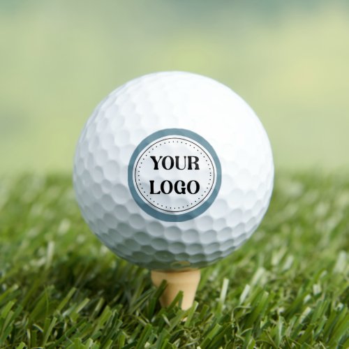 Sleek contemporary polished customizable golf balls