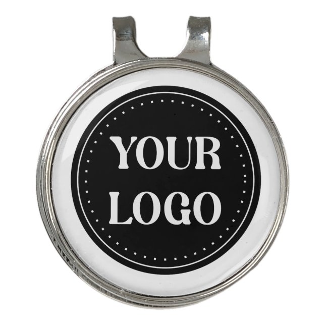 Sleek, contemporary, polished,& customizable golf hat clip (Front)