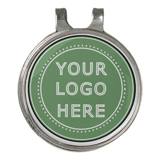 Sleek, contemporary, polished,& customizable. golf hat clip (Front)