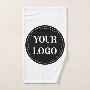 Sleek, contemporary, polished,& customizable hand towel 