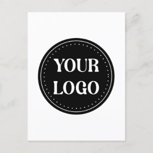 Sleek, contemporary, polished,& customizable holiday postcard