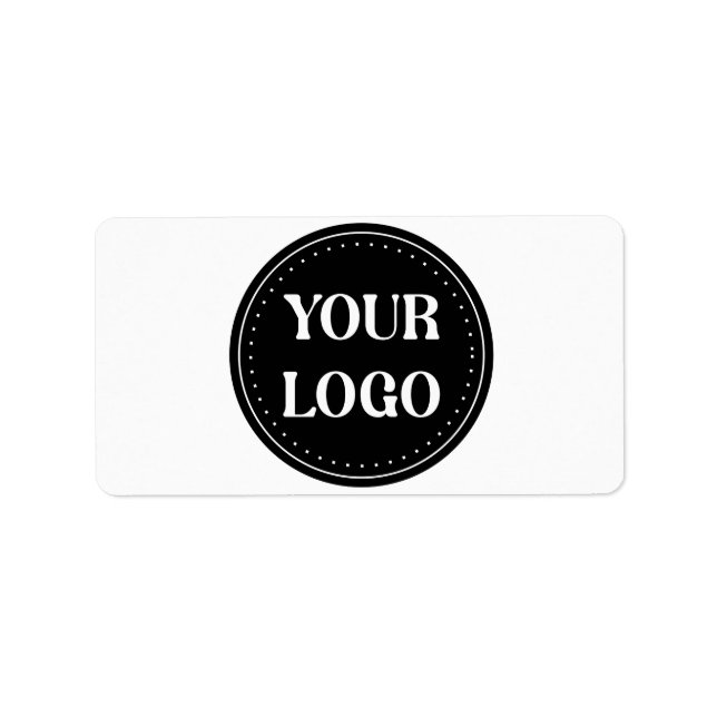 Sleek, contemporary, polished,& customizable label (Front)