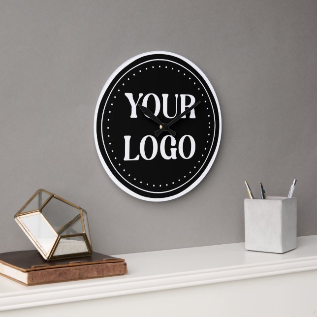 Sleek, contemporary, polished,& customizable large clock (Office)