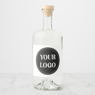 Sleek, contemporary, polished,& customizable liquor bottle label