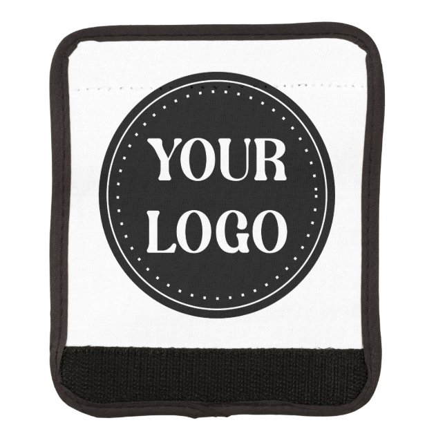 Sleek, contemporary, polished,& customizable luggage handle wrap (Front)