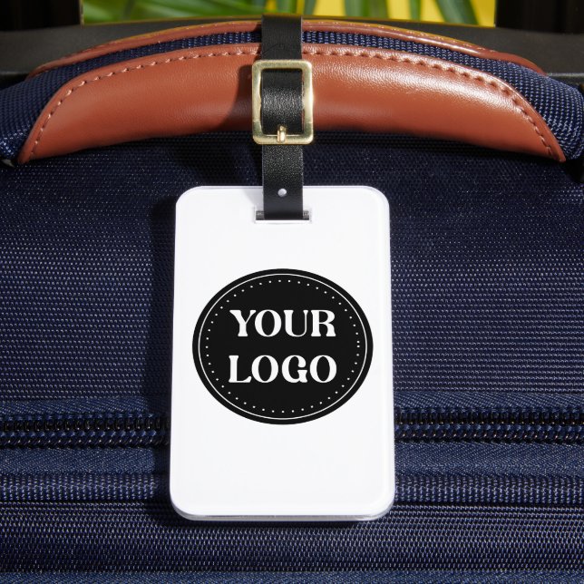 Sleek, contemporary, polished,& customizable. luggage tag (Front Insitu 2)