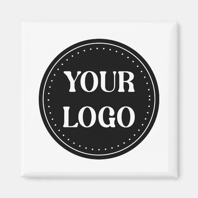 Sleek, contemporary, polished,& customizable magnet (Front)