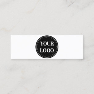 Sleek, contemporary, polished,& customizable mini business card