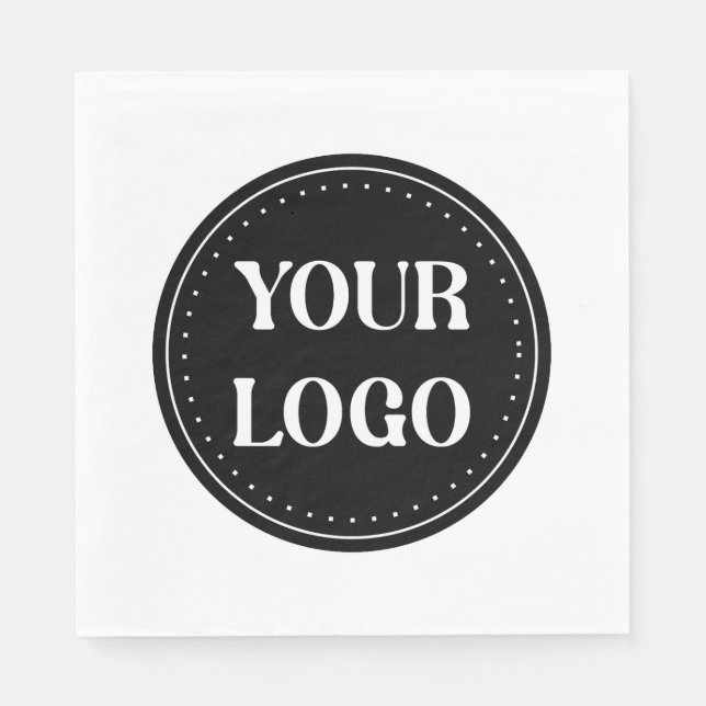 Sleek, contemporary, polished,& customizable napkins (Front)