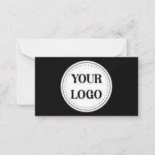 Sleek, contemporary, polished,& customizable. Note Card