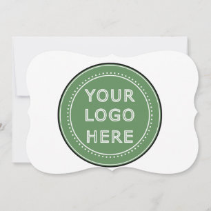 Sleek, contemporary, polished,& customizable. note card