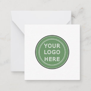 Sleek, contemporary, polished,& customizable. note card