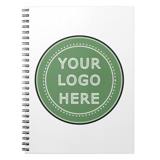 Sleek, contemporary, polished,& customizable. notebook (Front)