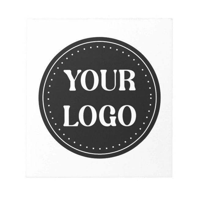 Sleek, contemporary, polished,& customizable notepad (Front)