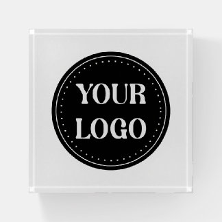 Sleek, contemporary, polished,& customizable paperweight