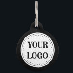 Sleek, contemporary, polished,& customizable. Pet ID Tag<br><div class="desc">This design is usable by all. The text,  colors,  logo,  and images may all be added,  changed,  or resized as needed.Many thanks.</div>